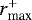 $r_{\textrm{max}}^{&#x002B;}$