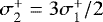 $\sigma^{&#x002B;}_{2}=3\sigma^{&#x002B;}_{1}/2$