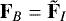 ${\mathbf{F}}_B = \tilde{{\mathbf{F}}}_I$