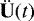 $\ddot{{\mathbf{U}}}(t)$